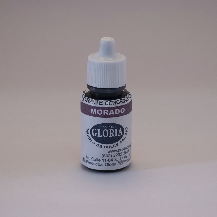 COLORANTE CONCENTRADO MORADO 17cc Productos Gloria