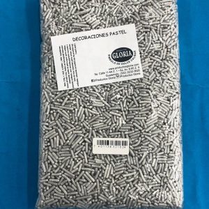 Decoración tronquillo plateado 225g