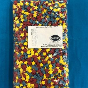 Decoración estrellas colores 225g