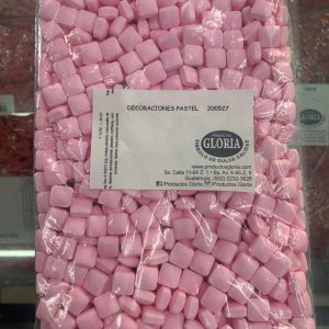 DECORACION CUADRADO ROSADO 225G